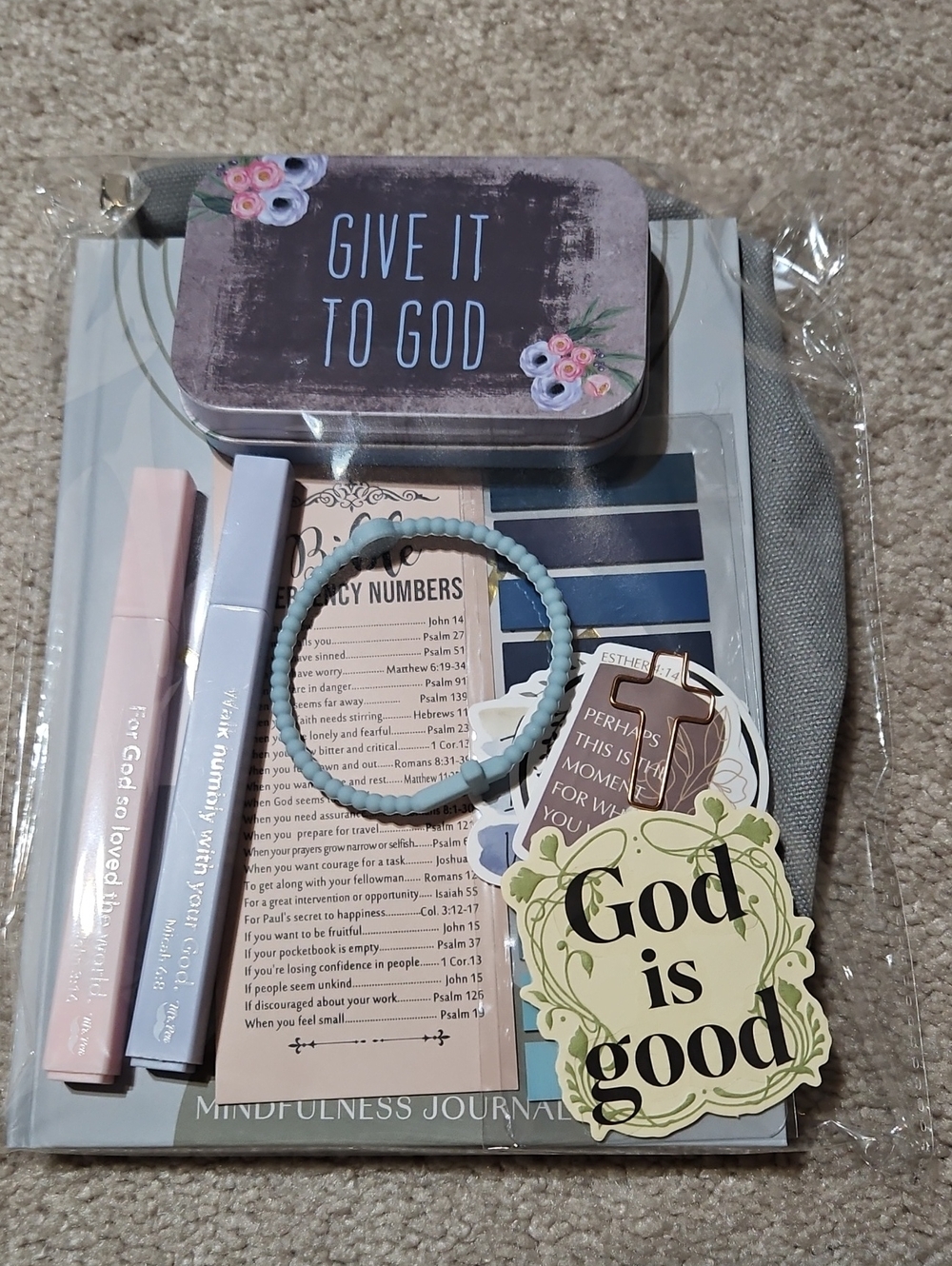 Mindfulness Journal & Bible study Set - Gray